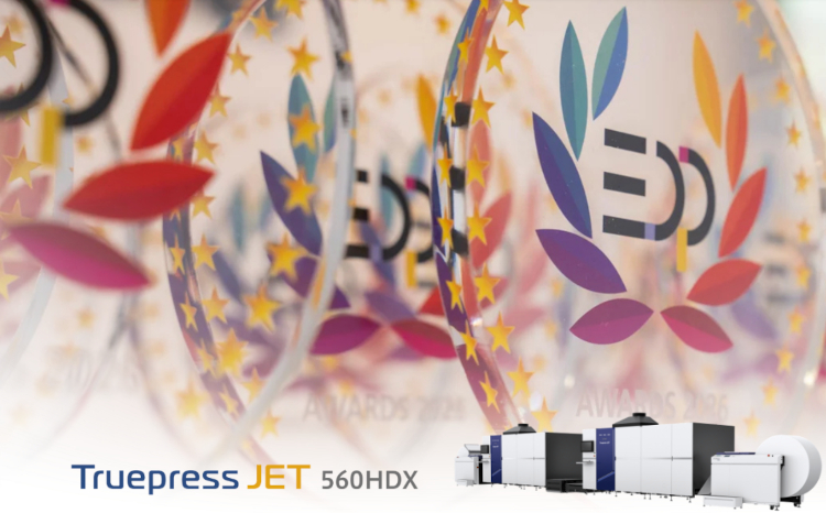 Screen Truepress JET 560HDX gana el EDP Award 2026 al mejor sistema de impresi&oacute;n comercial inkjet