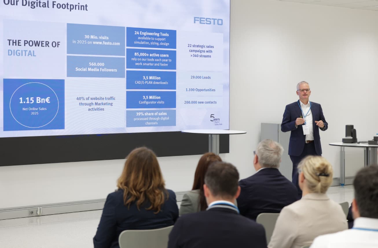 Festo genera un impacto digital de m&aacute;s de 1.000 M&euro; desde su Digital Sales Hub en Barcelona