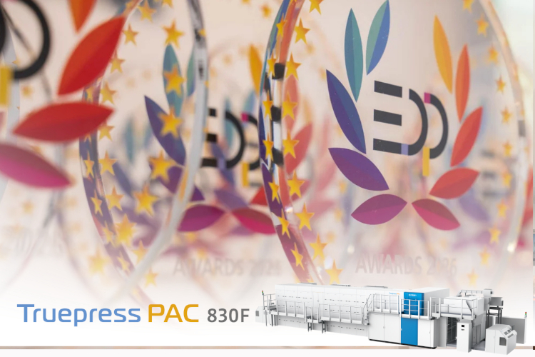 SCREEN Truepress PAC 830F gana el EDP Award 2026 al mejor sistema de impresi&oacute;n para envases flexibles