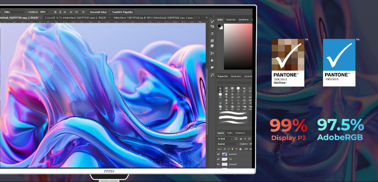 X-Rite Pantone incorpora las pantallas MSI PRO MAX al programa Pantone Validated