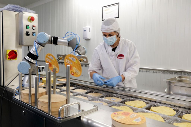 Nagual instala su segundo robot colaborativo para el envasado de tortillas de ma&iacute;z
