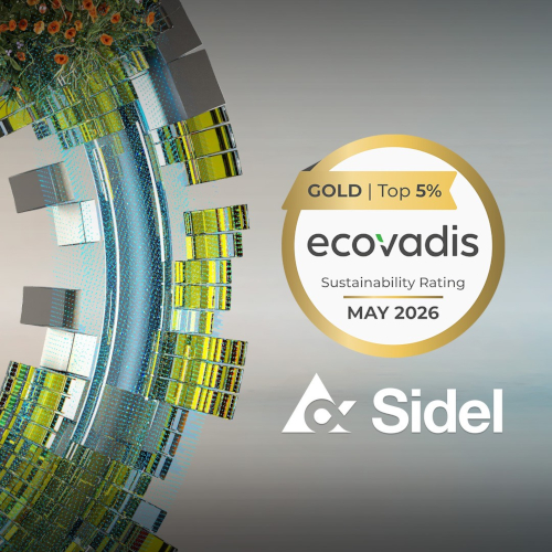 Sidel recibe la Medalla de Oro de EcoVadis para 2026, obteniendo un sitio entre el 5 % de empresas m&aacute;s sostenibles a nivel global