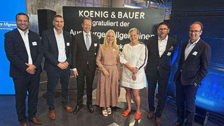 Augsburger Allgemeine inaugura nueva imprenta Koenig & Bauer Commander CL