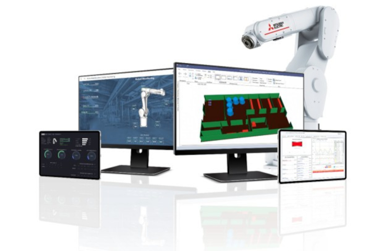 Mitsubishi Electric actualiza su plataforma de robots MELFA con funcionalidades avanzadas de IA, mantenimiento preventivo y sincronización