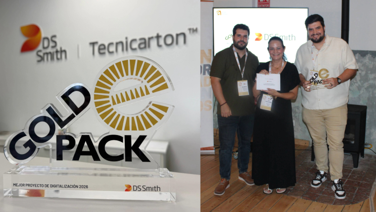 DS Smith Tecnicarton recibe el Premio GoldPack 2026 al Mejor Proyecto de Digitalizaci&oacute;n por su innovaci&oacute;n en el dise&ntilde;o industrial a medida