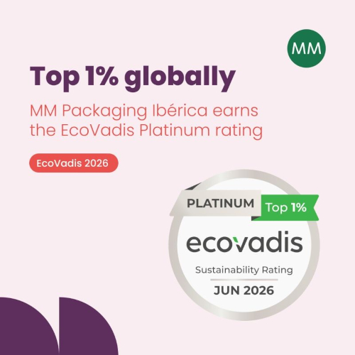 MM Packaging Ibérica obtiene la certificación EcoVadis Platinum, situándose entre el 1% de las mejores empresas a nivel mundial