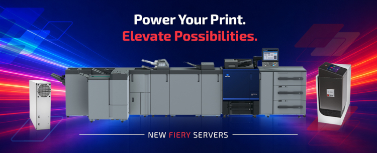 Los nuevos DFE de Fiery incorporan automatizaci&oacute;n con IA y control de color sin contacto a la serie Konica Minolta AccurioPress C5080