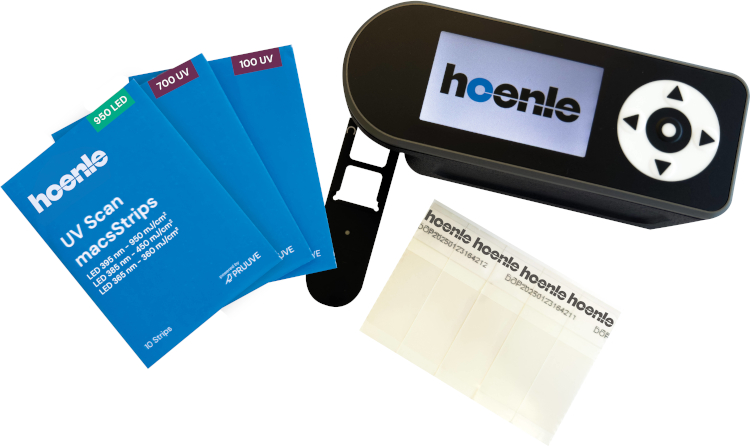 Hoenle extiende el sistema de medición de dosis UV SCAN MACS con una nueva tira de LED