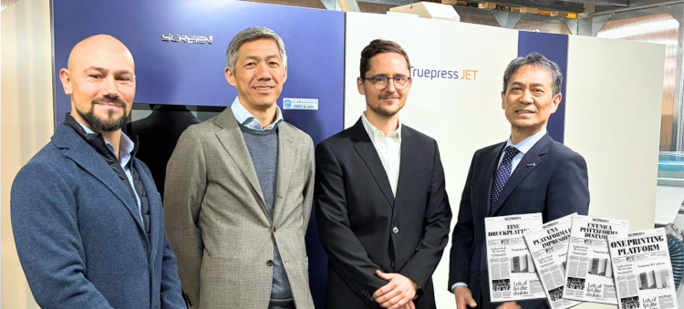 Eucles Daily distribuye peri&oacute;dicos internacionales e impresos bajo demanda con la instalaci&oacute;n de la SCREEN Truepress JET 520NX