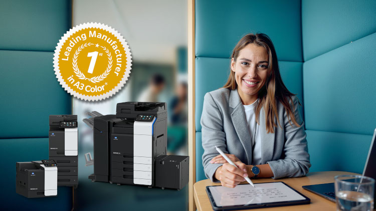 Konica Minolta conquista el primer puesto del mercado europeo de MFP A3 color