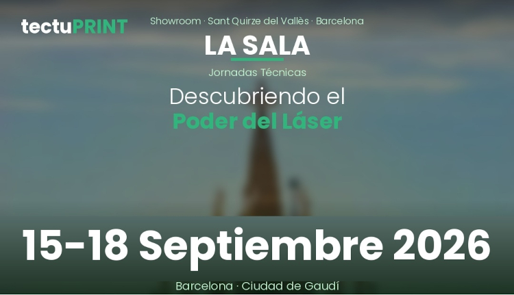 TECTUPRINT abre las puertas de LA SALA: Open House de acabado de etiquetas del 15 al 18 de septiembre en Barcelona