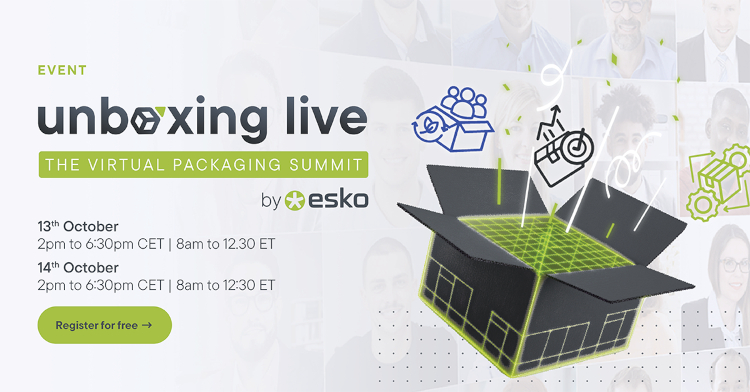 Esko desvela «lo que viene» para los profesionales del embalaje y el etiquetado con el regreso de Unboxing Live