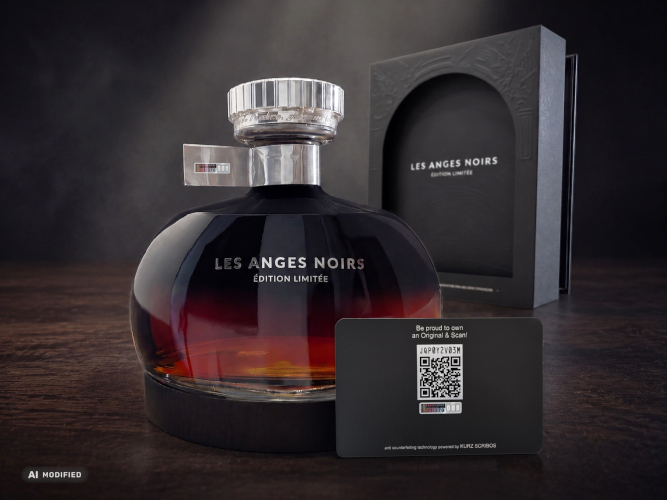 KURZ SCRIBOS contributes its authentication solution to the ‘Les Anges Noirs’ limited-edition Project