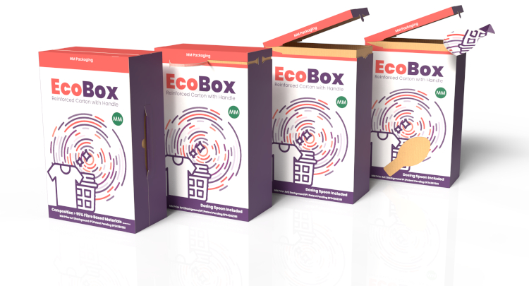 MM Packaging launches EcoBox, a high-performance recyclable fibre-based detergent pack