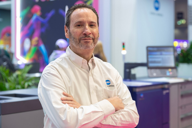 Rafael Alvariño, Responsable de Producto Office / Production Printing / Industrial Printing en Konica Minolta España