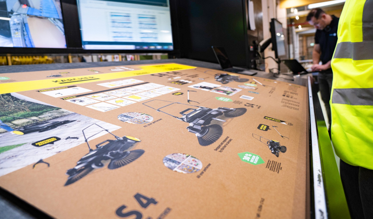 Mondi supports K&auml;rcher product launch with digital print on brown paper