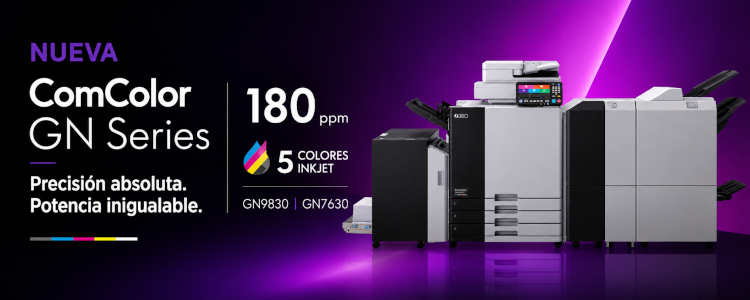 RISO evoluciona su gama inkjet color de alta productividad ComColor GN