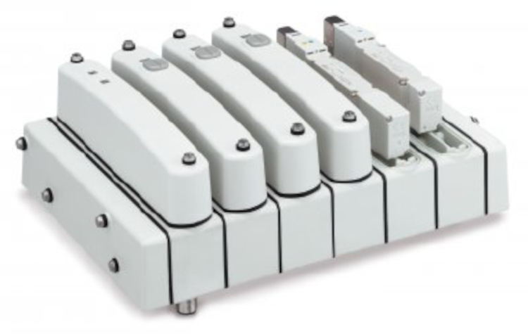 Bloque de v&aacute;lvulas de dise&ntilde;o higi&eacute;nico, serie JSY5000-H