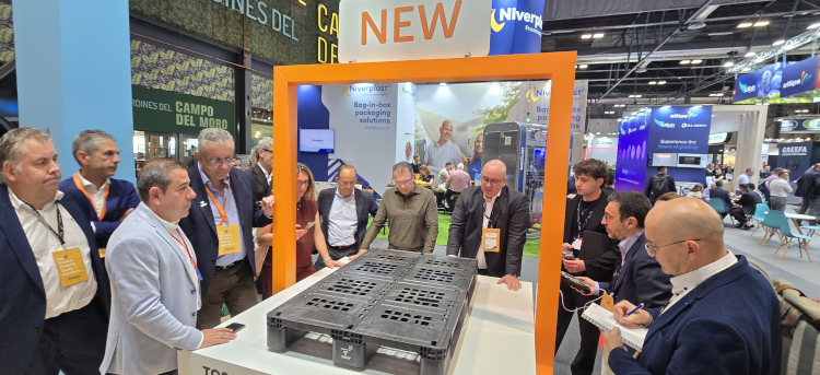 Tosca presentó en Fruit Attraction su pallet circular de plástico